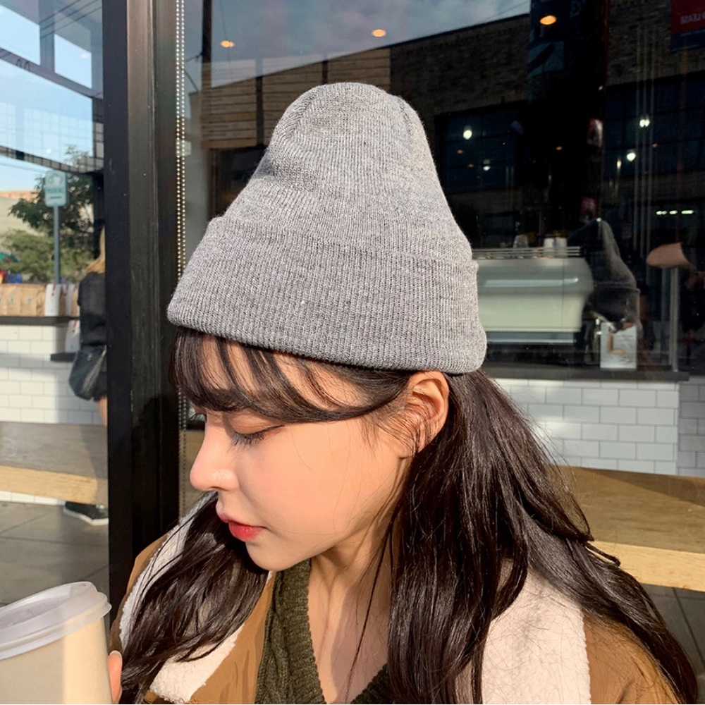Gray beanie